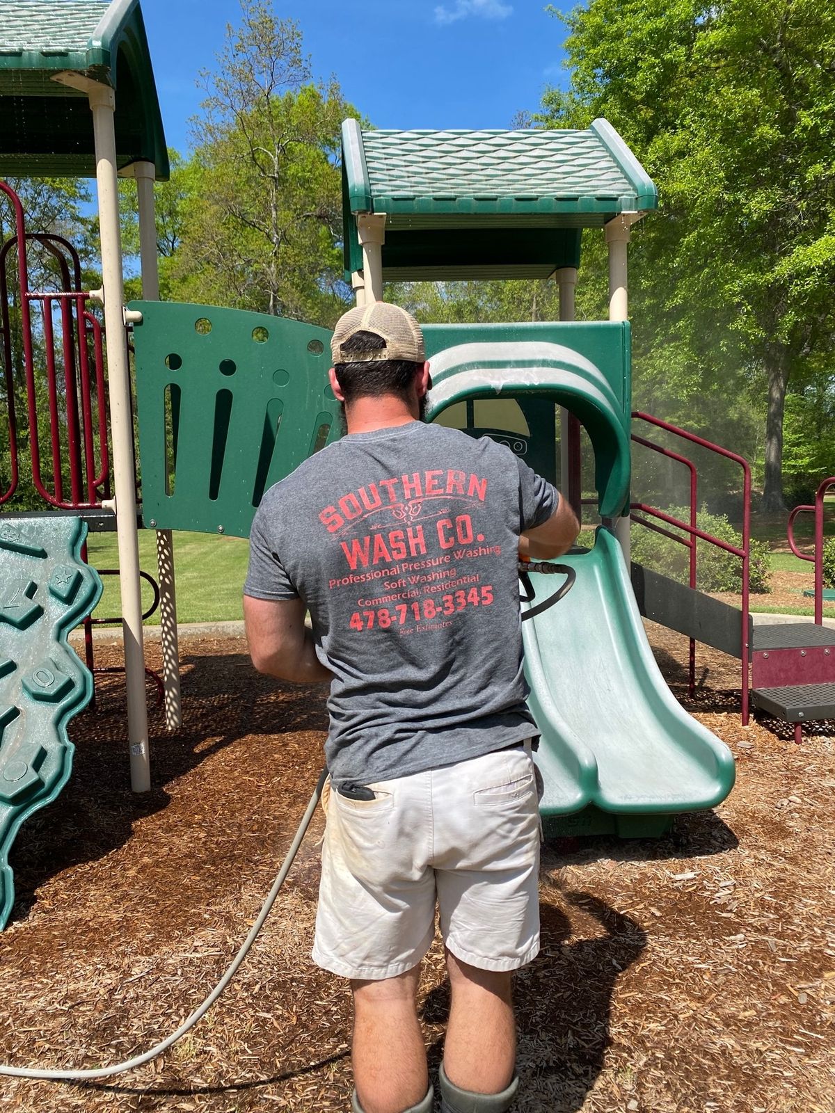 Playground cleaning Macon GA